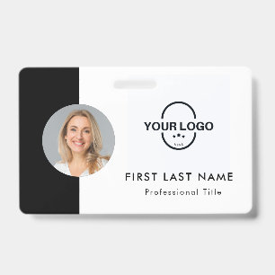 Custom Employee - Photo, Logo, Name ID  Badge