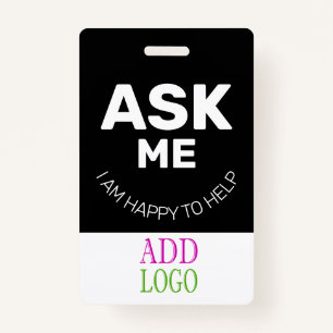 Custom Employee - Photo pass-  Name ID ID Badge