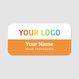 Custom Employee Pin Name Tag or Magnetic with Logo