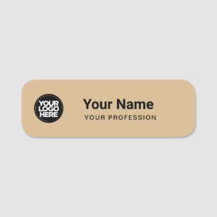 Custom Employee Pin Name Tag or Magnetic with Logo