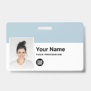 Custom Employee - Professional Business Logo Name ID Badge