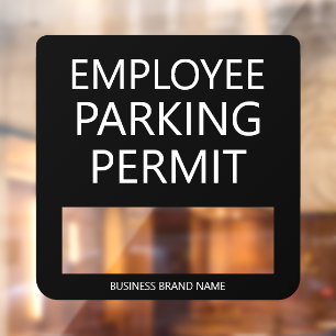 Custom Employee Resident Parking Permit Business