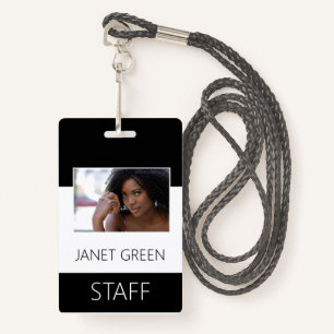 Custom Employee Staff Photo ID Company ID Badge