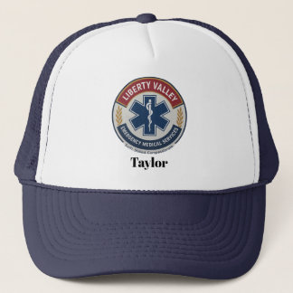 Custom EMT Logo Hat with Personalised Name
