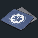 Custom EMT Symbol Emergency Medical Technician Laptop Sleeve<br><div class="desc">Custom EMT Symbol Emergency Medical Technician Gifts!</div>