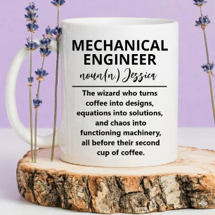 Custom Enginer Funny Mechanical Engineer Gift idea Mug