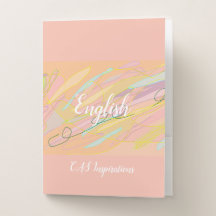 Custom English Teacher Folder Back to School