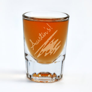 Custom Engraved Austin's Shot Glass