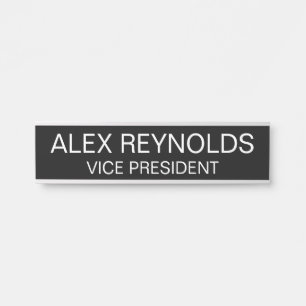 Custom Engraved Desk Name Plate