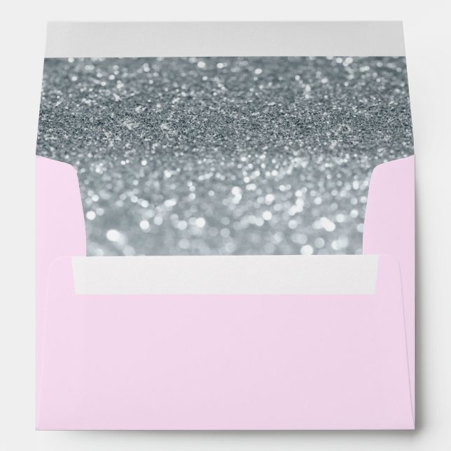 Custom Envelope - (5x7) Pink Fab (Back (Bottom))