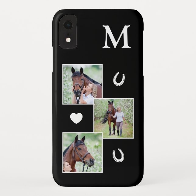 Custom Equestrian Animal Photo Horse Case-Mate iPhone Case (Back)