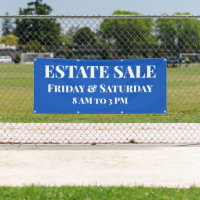 Custom Estate Sale Banner