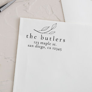 Custom Eucalyptus Wood Return Address Stamp