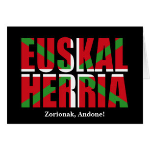 Custom, Euskal Herria forms Basque flag Ikurriña:
