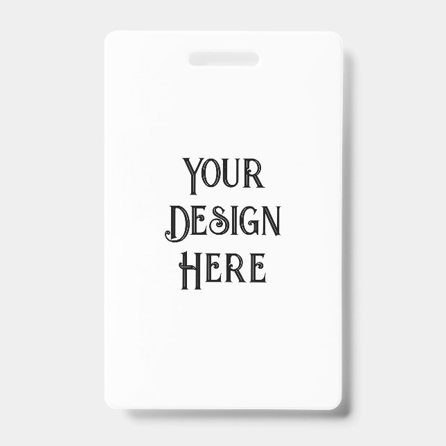 Custom Event Bulk  ID Badge (Front)