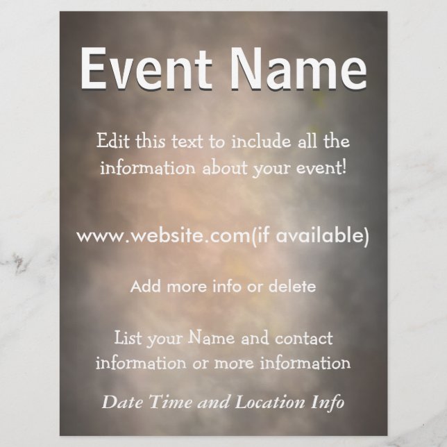 Custom Event Enlighten Flyer (Front)