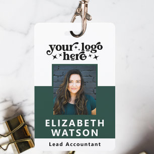 Custom Event ID With Photo Employee Lanyard Name Badge