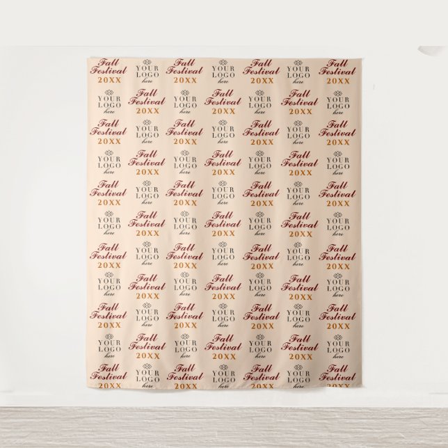 Custom Event Party Backdrop Step and Repeat Tapestry (Front)