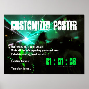 Custom EVENT Party Poster