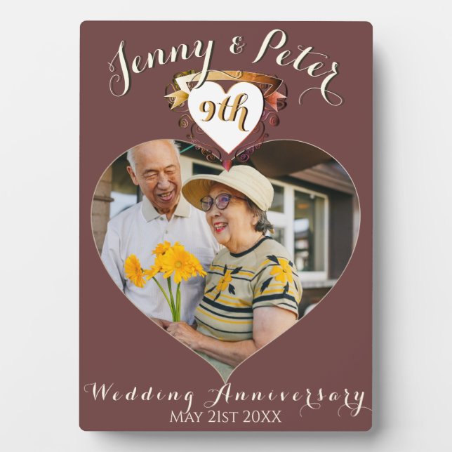 Custom Event Tabletop Plaque with Easel (Front)