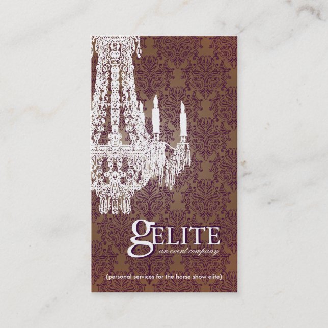 Custom Events Business Card (Front)