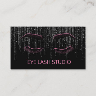 Custom Eye Lash Extension Business Card