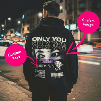 Custom Eyes Image & Name | Personalized Hoodie