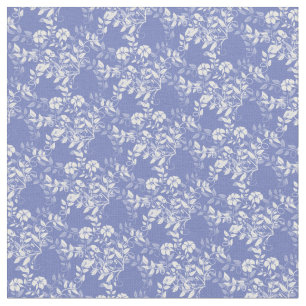 Custom Fabric-Lavender & White Floral Fabric