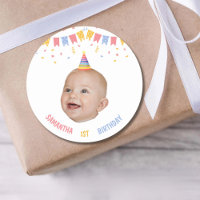 Custom Face 1st 2nd 3rd 10th 20th Birthday Party