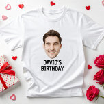 Custom Face 20th 30th 40th 50 Birthday Party Squad T-Shirt<br><div class="desc">Custom Face 20th 30th 40th 50 Birthday Party Squad T-Shirt</div>