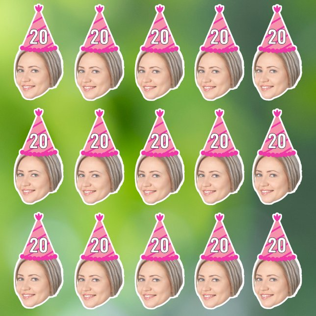 Custom Face 20th 30th 40th 50th 60th 70th Birthday (Creator Uploaded)