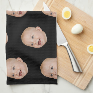 Custom Face Baking Gift Personalised Grandma’s Tea Towel