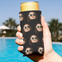 Custom Face Birthday Favours Bachelor Party Black