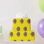 Custom Face Birthday Party Custom Baby Photo Gifts Wrapping Paper<br><div class="desc">Custom Face Birthday Party Custom Baby Photo Gifts Wrapping Paper</div>