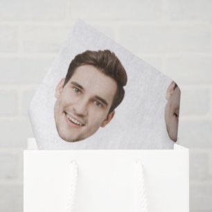 Custom Face Birthday Wedding Personalised Logo Tissue Paper