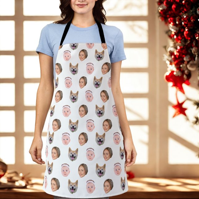 Custom Face, Custom Photo, Family Gift  Apron (Creator Uploaded)