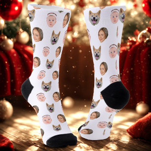 Custom Face, Custom Photo, Family Gift  Socks