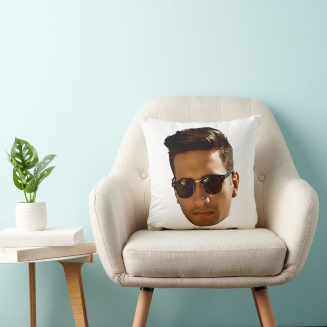 Custom Face Cutout Bachelorette Party Birthday Cushion (Chair)
