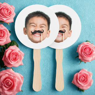 Custom Face Cutout Bachelorette Party Birthday Hand Fan
