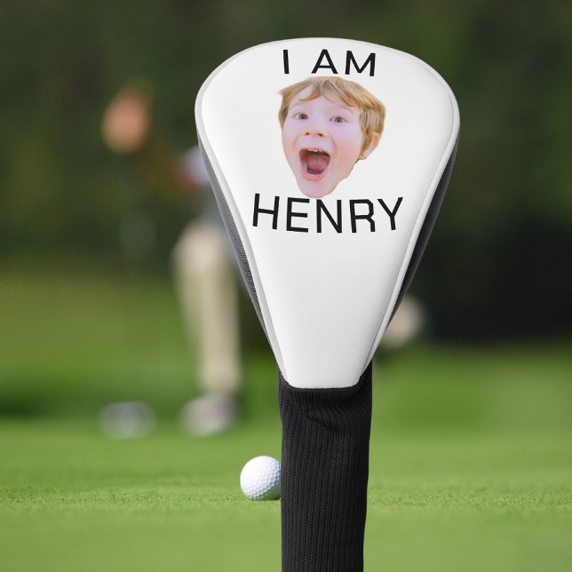 Custom Face Golf Birthday Party Matching Head Cover (Creator Uploaded)
