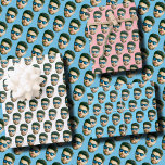 Custom Face Head  Wedding Bridal Shower Party Face Wrapping Paper Sheet<br><div class="desc">Custom Face Head Wedding Bridal Shower Party Props Graduation, Replace the face with your favourite photo (make sure to crop as much to the face as possible and use an app to remove the background) and personalise this funny Christmas Holiday Wrapping Paper with your kid, husband, or boyfriend on it!...</div>