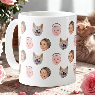 Custom Face Mug, Custom Photo mug, Family Gift  Coffee Mug