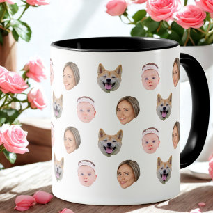 Custom Face Mug, Custom Photo mug, Family Gift  Mug