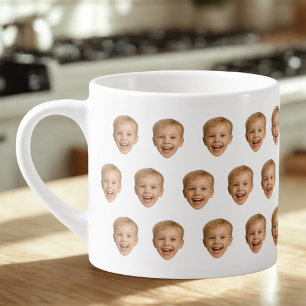 Custom Face Mug, Personalised Face Photo, Family Espresso Cup