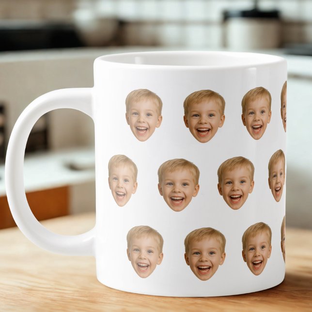 Custom Face Mug, Personalised Face Photo, Family Large Coffee Mug (Creator Uploaded)