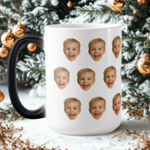 Custom Face Mug, Personalised Face Photo, Family