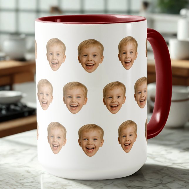 Custom Face Mug, Personalised Face Photo, Family Mug (Creator Uploaded)