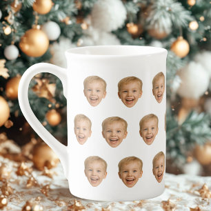Custom Face Mug, Personalized Face Photo, Family Bone China Mug