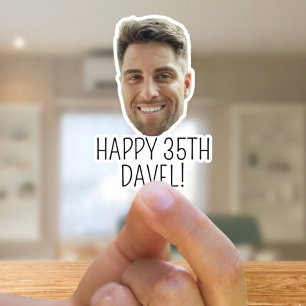 Custom Face Party Favour Sticker