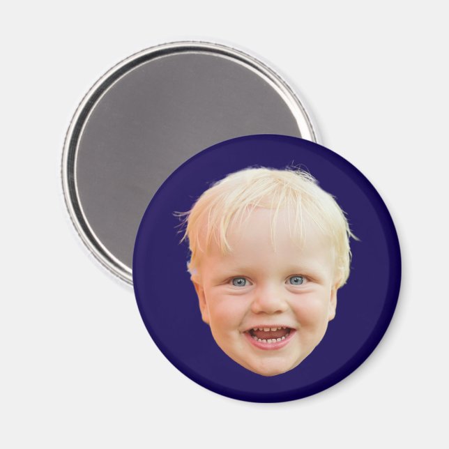 Custom Face Personalised Picture Logo Image Design Magnet (Front/Back)
